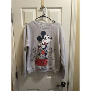 Mickey Mouse &‎ Friends Sweatshirt Gray Disney Junior Size M